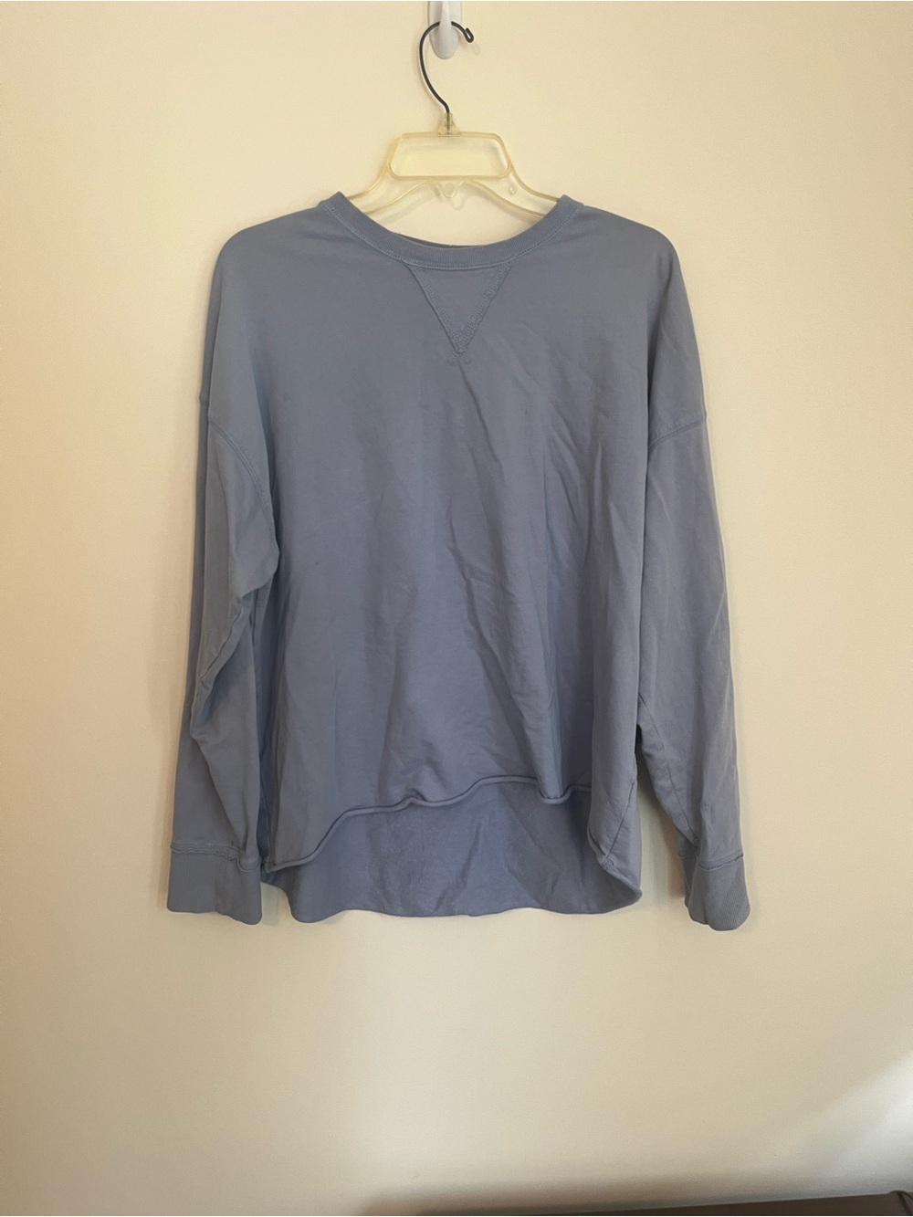 Light Blue Oversized Crewneck Sweatshirt